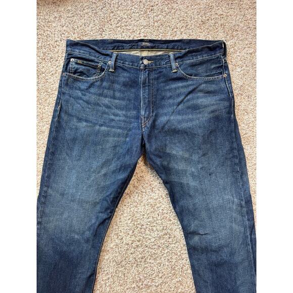 POLO RALPH LAUREN Hampton Relaxed Straight Jeans/Pants Men's size 38X32 - Picture 6 of 10
